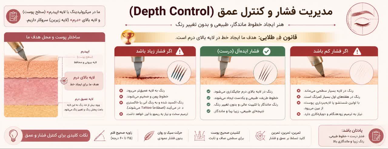 مدیریت فشار و کنترل عمق (Depth Control)